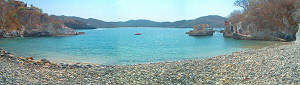 panorama of Playa Contramar