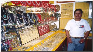 FRANCISO WITH SILVER, ZIHUATANEJO MERCADO DE ARTESANIA